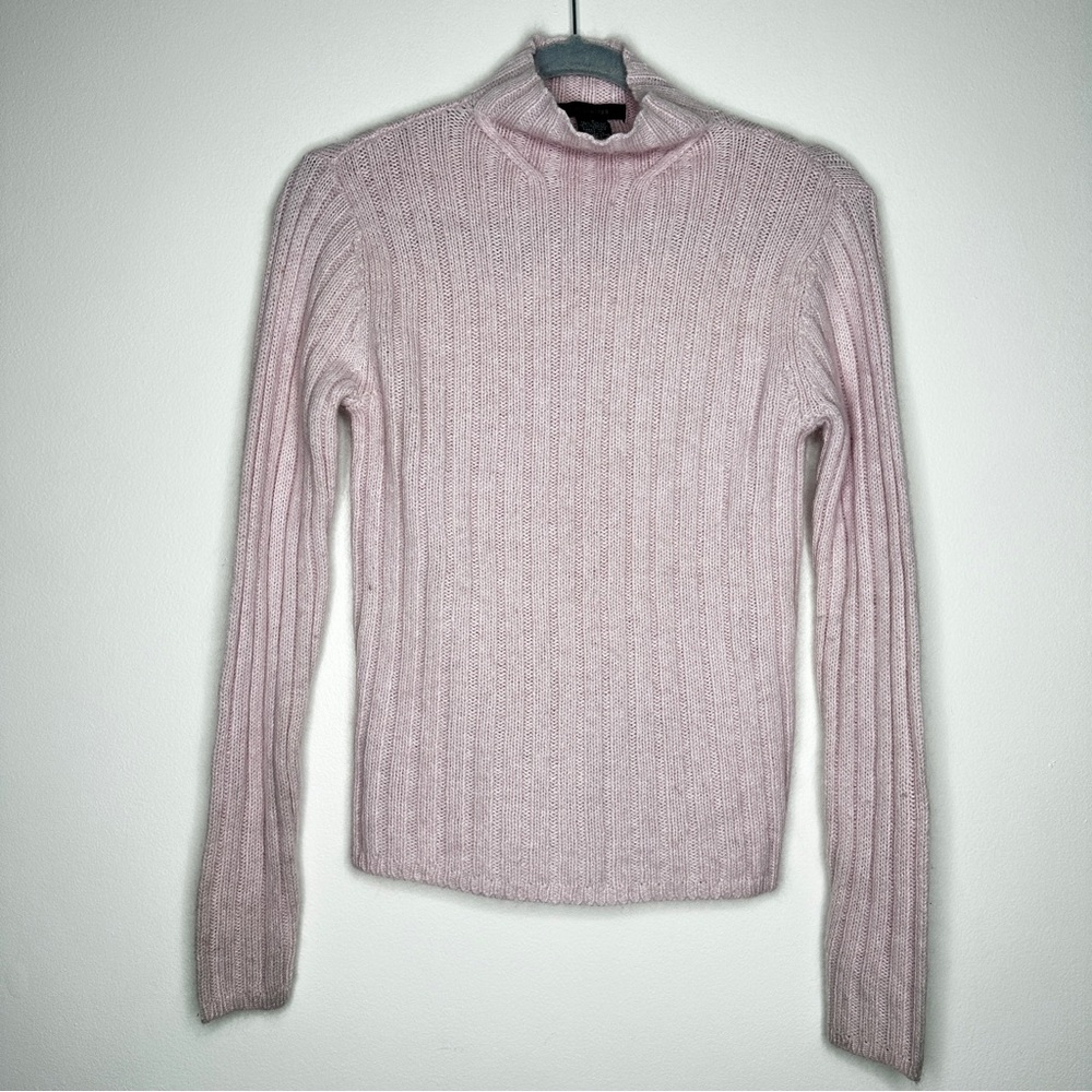 The Limited VTG Light Pink Mock Neck‎ Knit Sweater Size Small